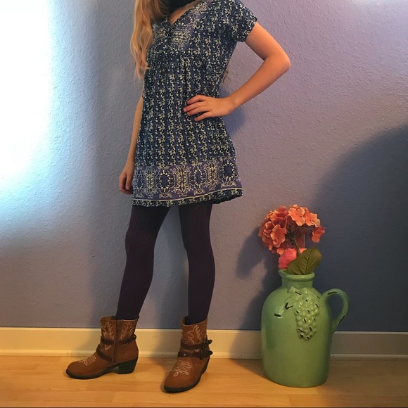 Forever 21 (Heritage 81) Girl boho tunic dress - Picture 2 of 6
